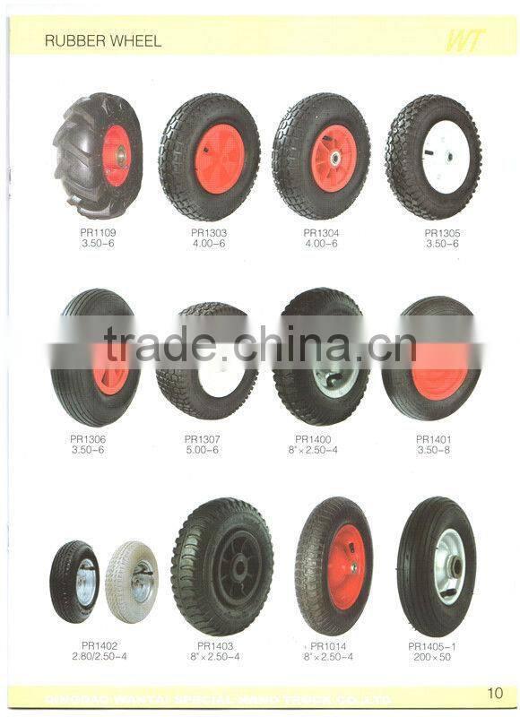 high quality wheelbarrow tyre inner tube 3.50-7