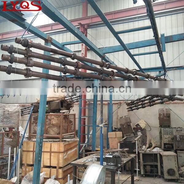 Q345 steel cuplock scaffolding standard with forged top cup