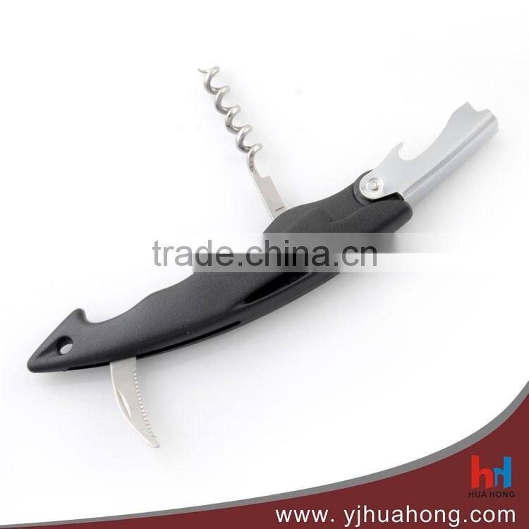 Hot selling new design metal wine opener,waiters corkscrew (HBO-49)