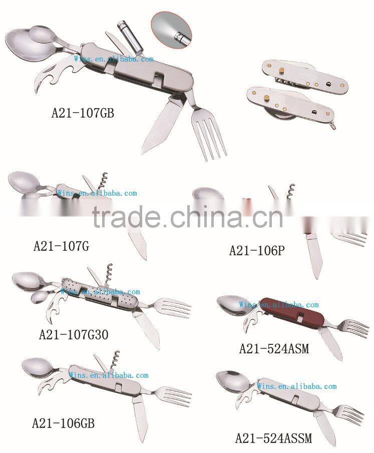 Travel Set Stainless steel Camping Kit