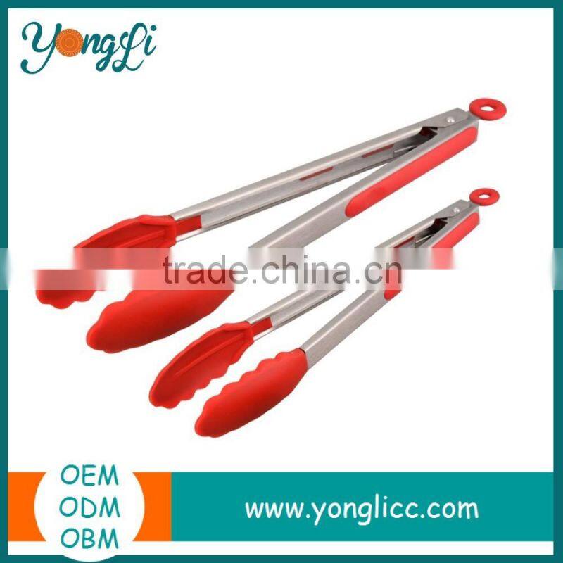 Kitchen Accessory Silicone Food Tong,Cooking Function of Food Tongs
