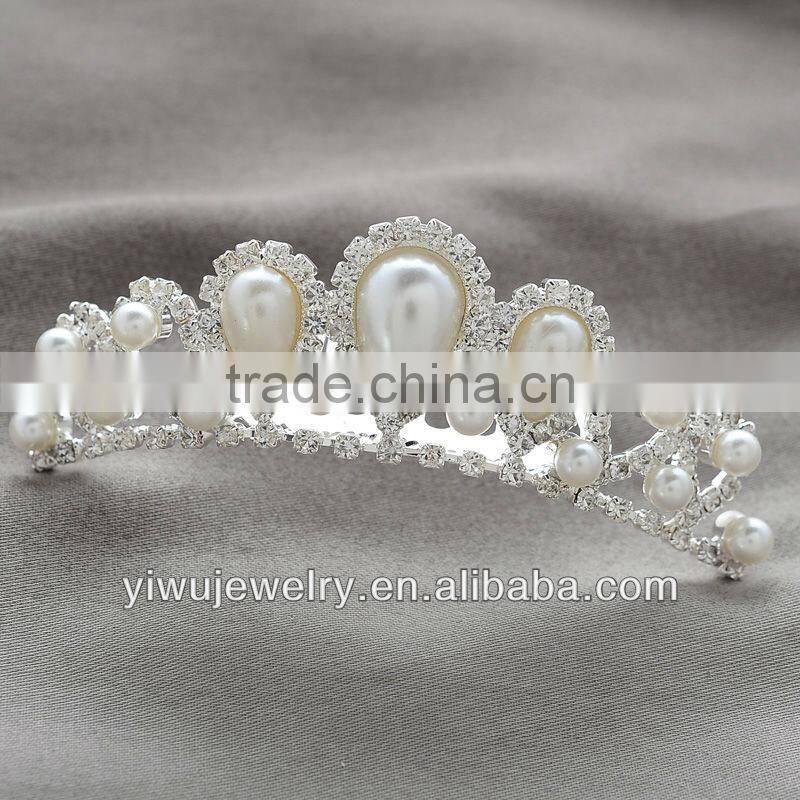Fashion Rhinestone Crystal Wedding Decoration Pearl Wedding Jewelry Set