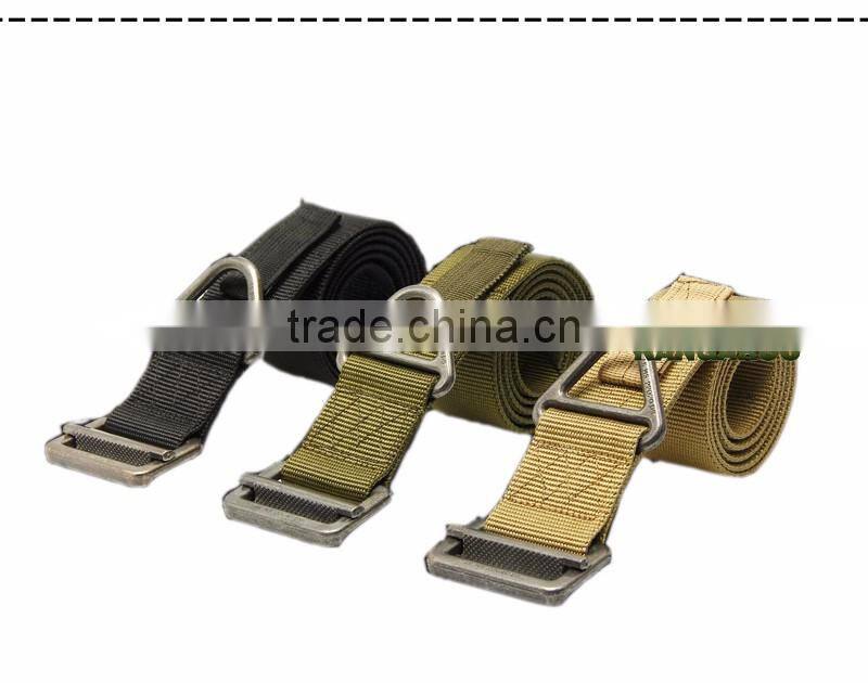 Man Multi-Functional Belt Military With Buckles Brown