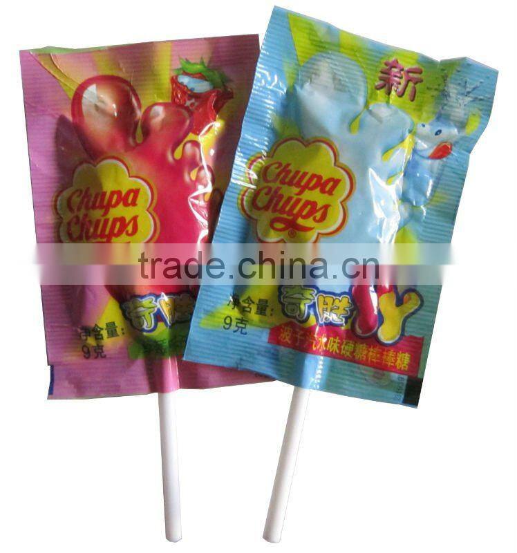 Different lollipop forming machine