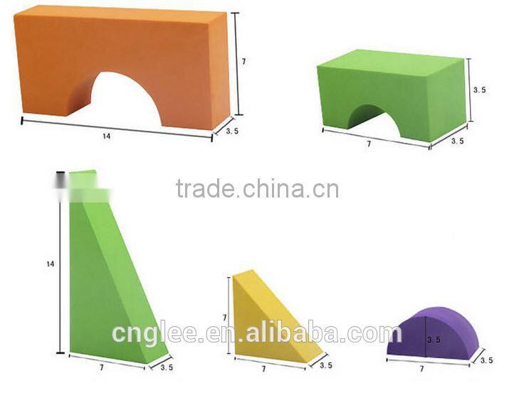 High quality educational building block eva toys for child