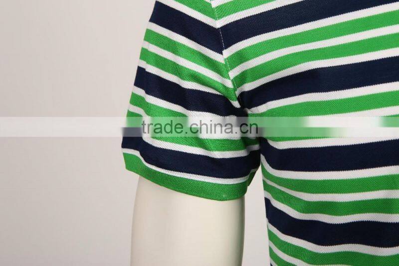 Fashion designe colorful striped t-shirt