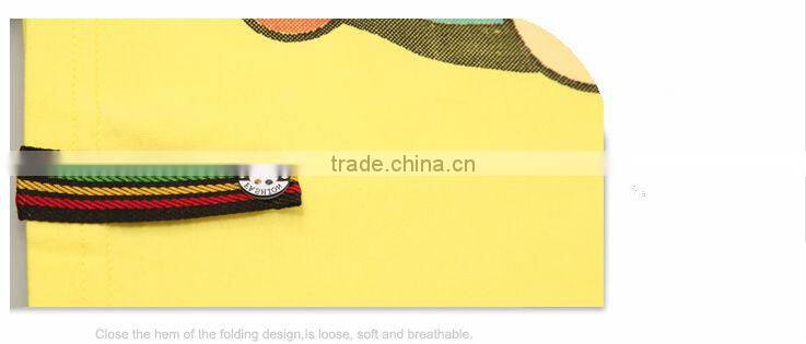 Boy kids funny printed 100%cotton t shirt