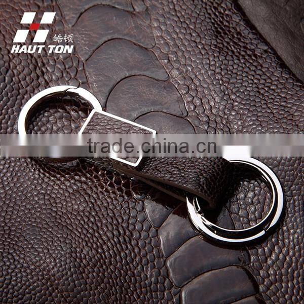 HAUTTON Luxury product real Ostrich leather key chain