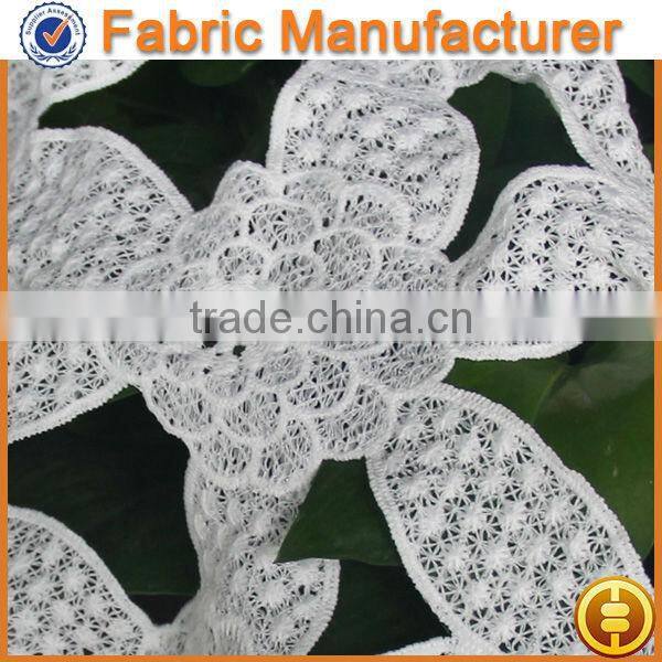 new fashion textile 100 %polyester guipure chemical lace fabric high ponytail full lace wigs