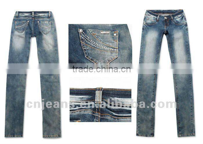 G high quality wholesale women stretch jeans pants jeans used look $1.99 high quality fashion and slim