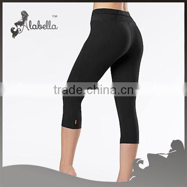 Supplex Women Gym Wear Fitness Capris ladies capri trousers