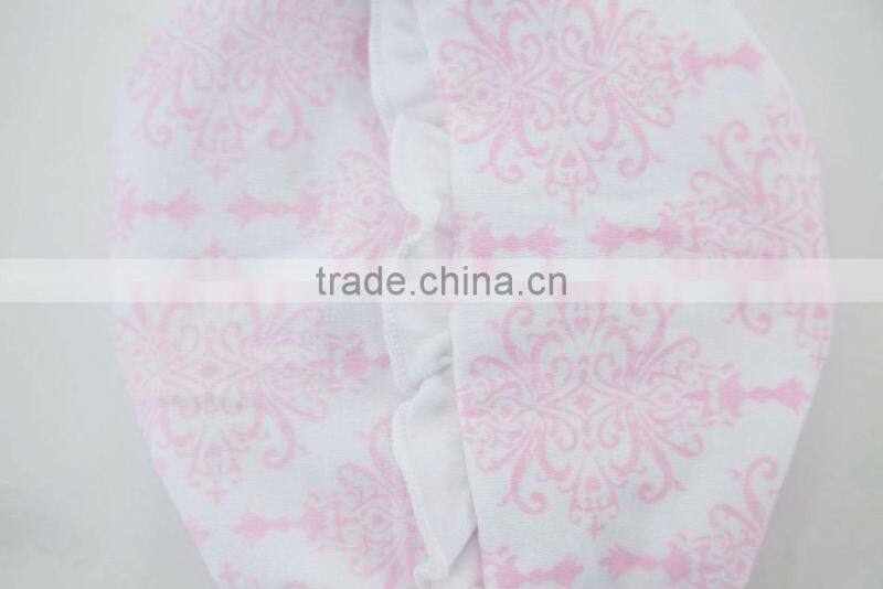 Retail Baby Product Beanie Stripe Flower Infant Cotton Knitted Baby Thick Hat For Girl