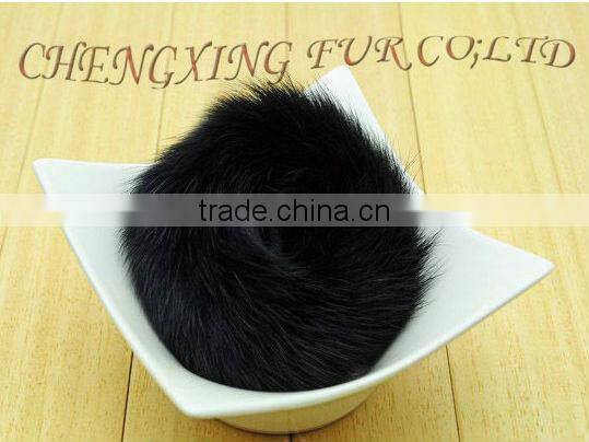 CX-E-02 Genuine Rabbit Fur Elastic Girls Hair Band