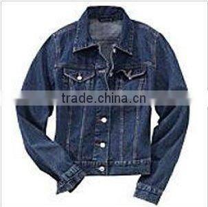 100% Cotton Blue Women Denim Jacket