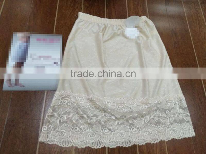 Ladies' seamless knitted suspenders skirts