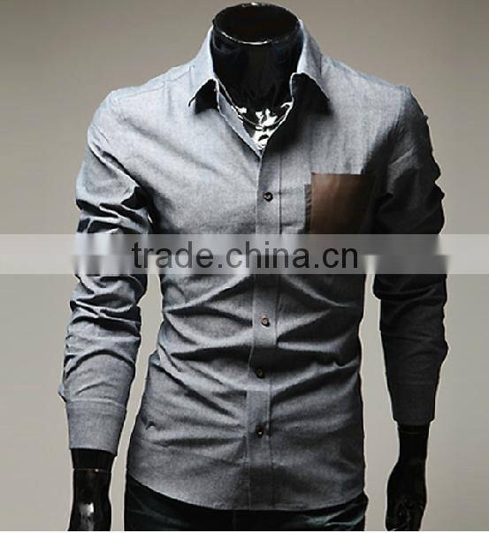 Factory outlet wholesale shirts oxford shirts/slim fit stylish casual shirts