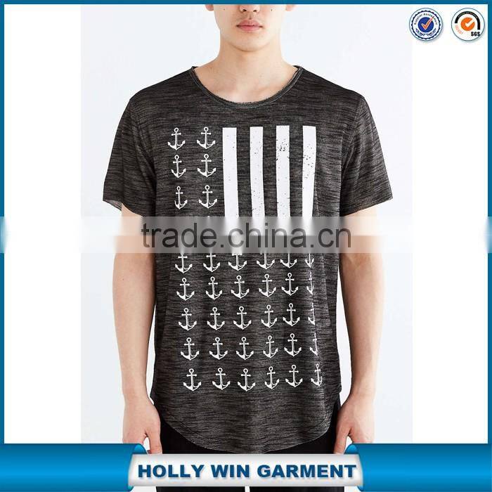 Casual black and white sulb t-shirt printing wholesale China