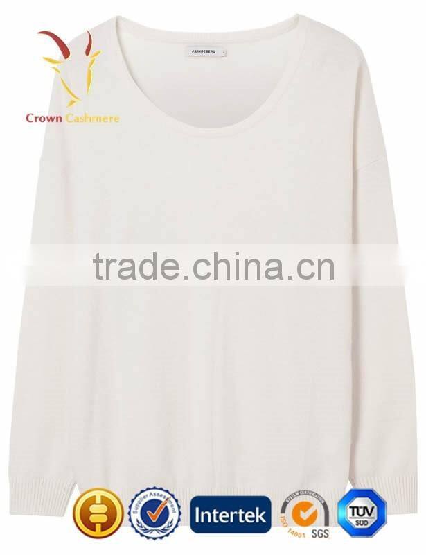 New Products 100% Cashmre Women Knitted Sweaters Pullover