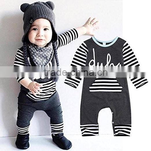 100% cotton Custom design print baby clothing onesie