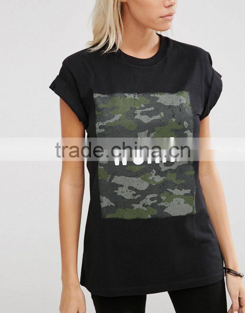 chinese manufacturers custom shirt for woman high quality women t-shirt casual style