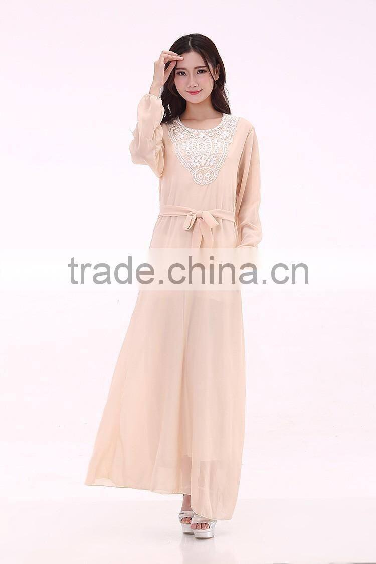 New design the Middle East summer women muslim wedding long dress