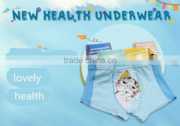 Lovely design fashion and comfortable printed lovely cartoon children boxer underwear for girls