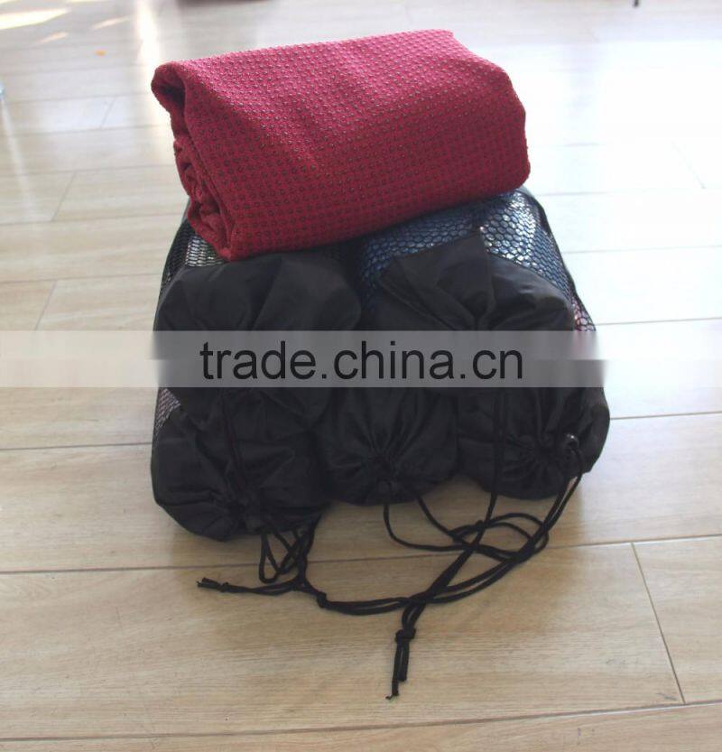 Wholesale Eco-friendly comfortable yoga towel With Silicone Dots HU ZHOU