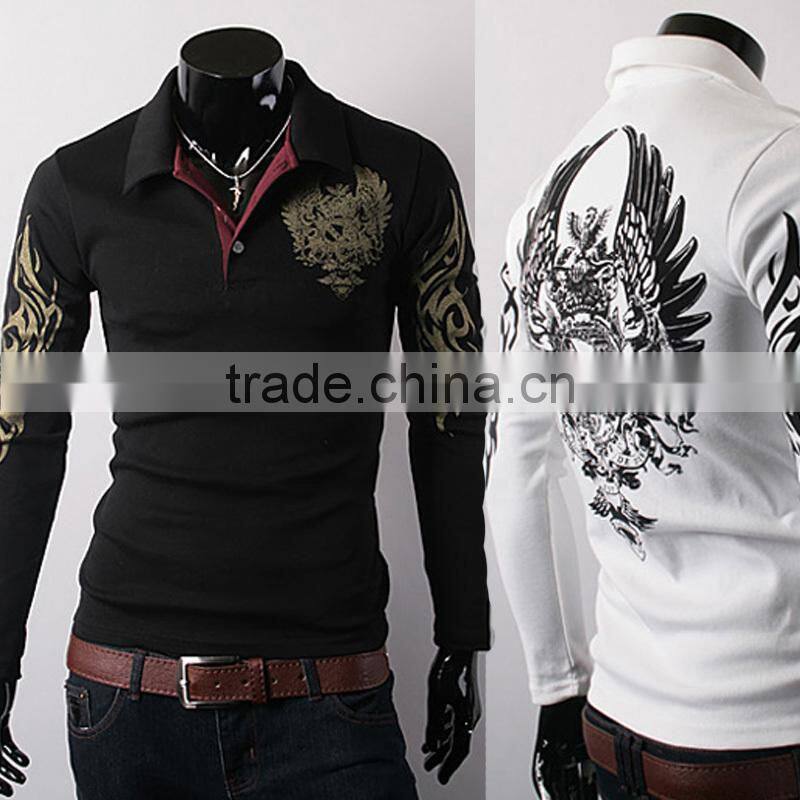 Wholesale walson Men Shirts Long Sleeve Casual Male Dress Shirts Slim Fit Clothes