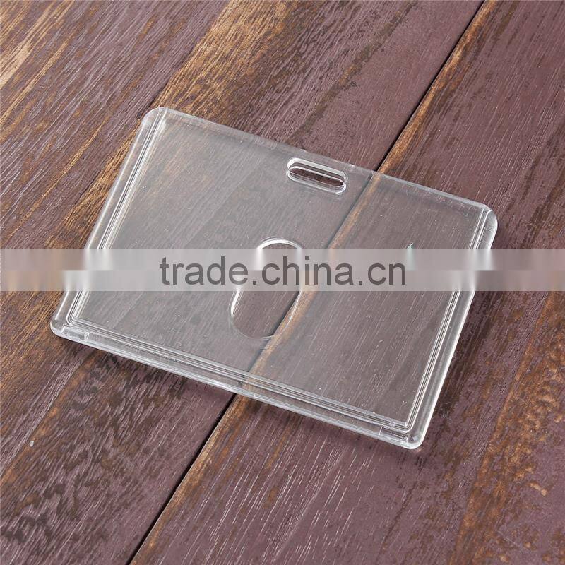Wholesale Transparent Vertical ID Card Holders for office use