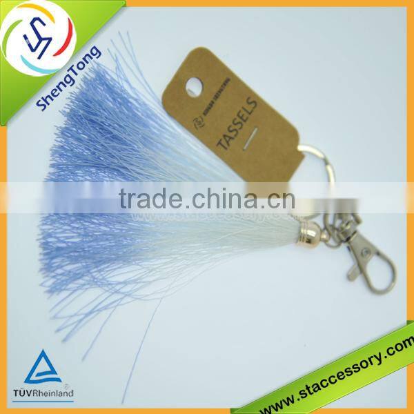 hot sale wholesale tassel keychain/colorful tassel keychain