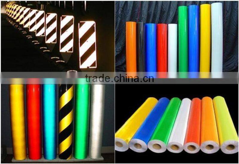 Easy Removable white red reflective tape car/vehicle safety warning sticker