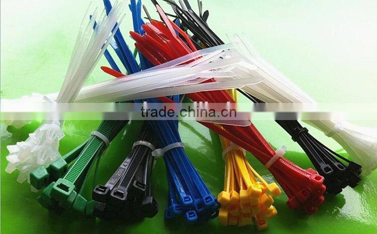 Nylon thin black cable tie / twist tie cable