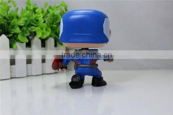 (Top) Hot Movie Captain America 3 action figures, POP figure Black Panther, PVC figures wholesale price