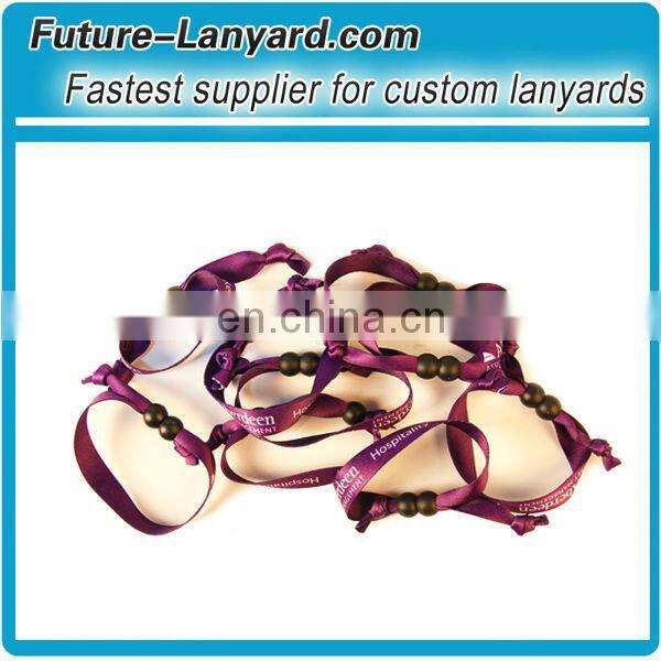 Custom woven wristband
