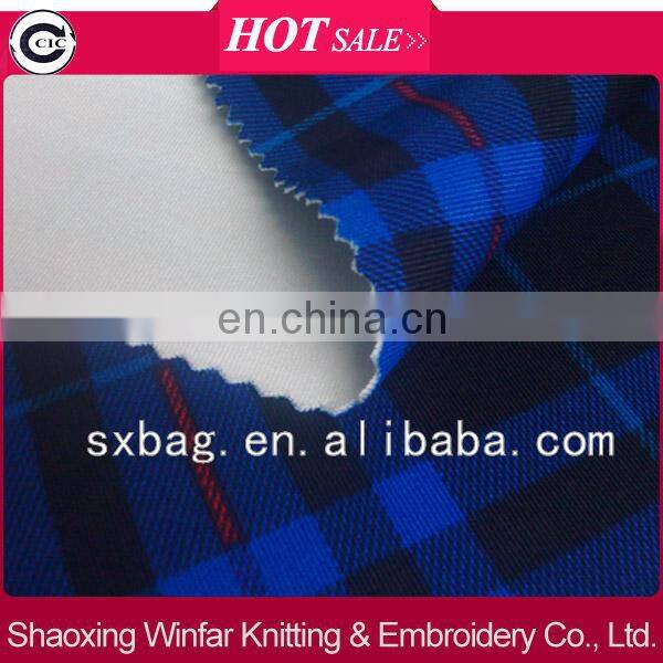 shaoxing winfar printed knitting polyester scuba textiles fabric for garment