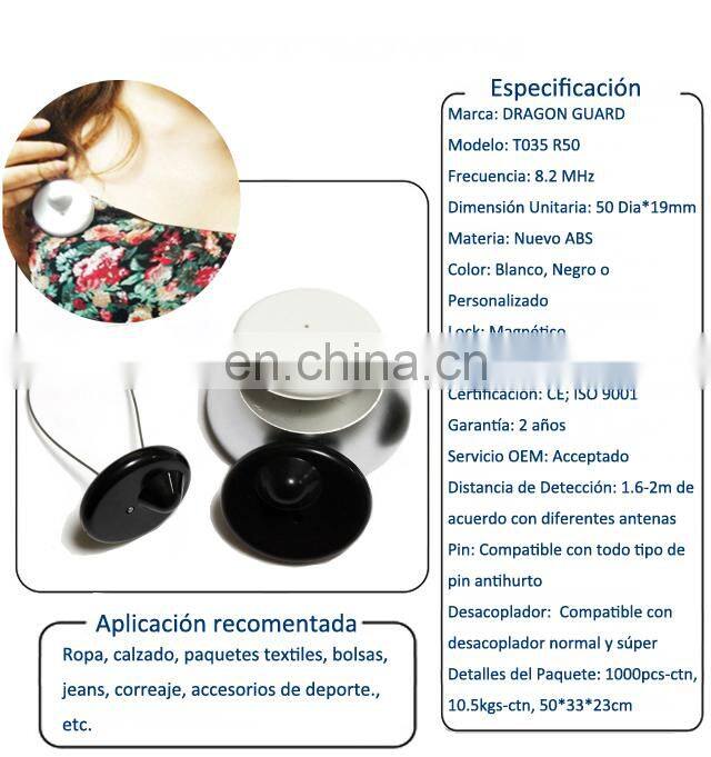 Dragon Guard Garment source tag Supermarket EAS tag (CE/ISO)