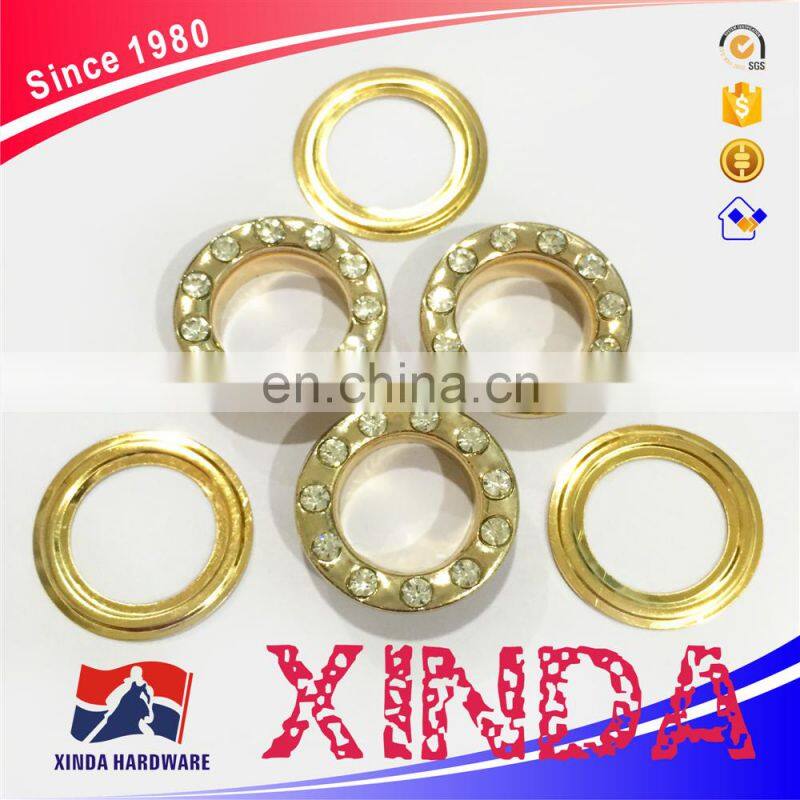 Zinc Alloy/Zamak,,Rhinestone Eyelet,Cheap price & High/Good Quality
