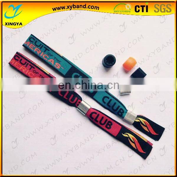 2014 Party Entrance Woven Wristband With Series Code