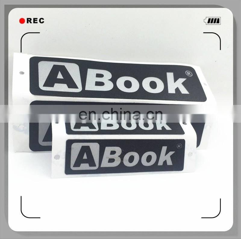 Fashion engraved logo metal label manufacturer