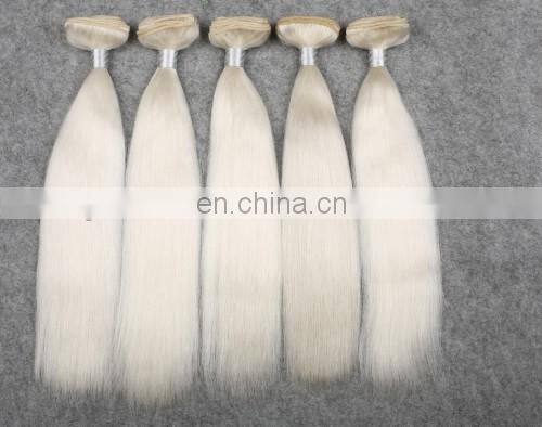 Shandong Yotchoi Hair White Light Blond Colour Remy Hot Hair Extensions For White Women