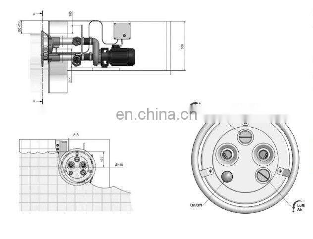 Swimming Pool Jumping Water Jet