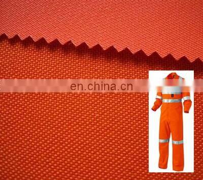 Reflective Safety Workwear Orange Fabric / Fluorescent Coverall Fabric / High Visibility Fabric for worker