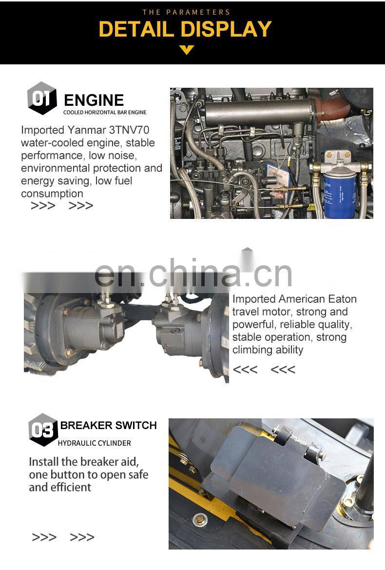 hot sale hydraulic mini pelle digger excavator equipment cheap price