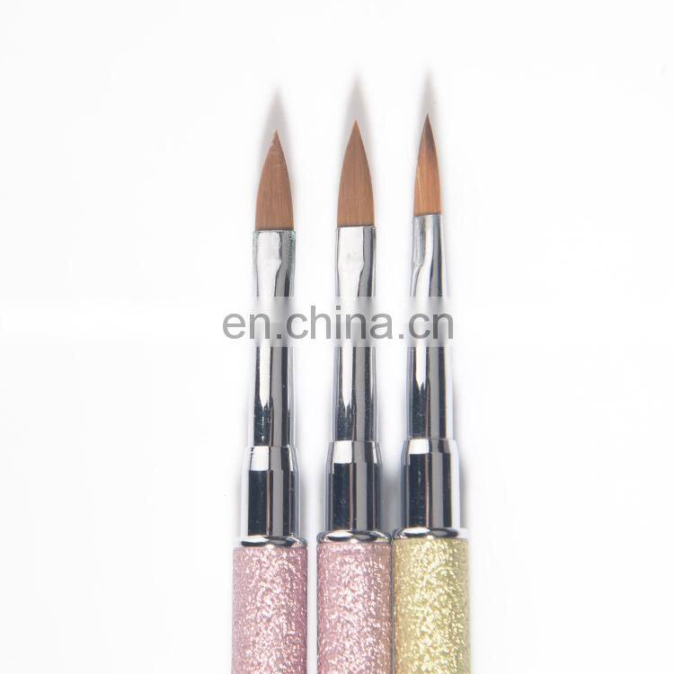 4# 6# Nylon Hair Acrylic Handle Nail Art Brush Sculpt brush