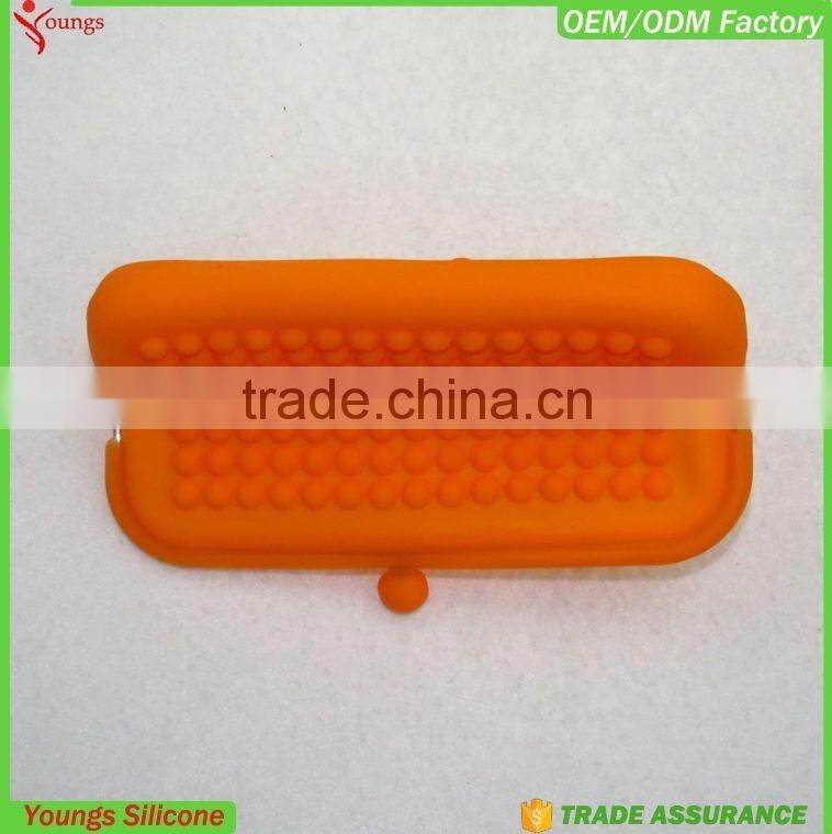 2016 eco-friendly Fashional Wholesale Big Bean Design Silicone Coin Purse