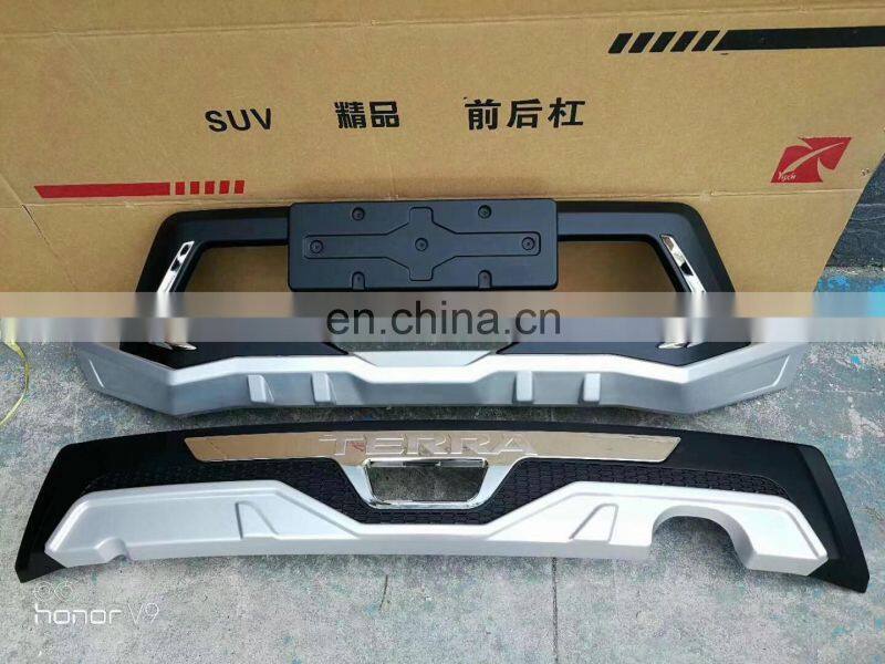 tuning car front and rear bumper guard ABS material for Nissan Terra bumper protector