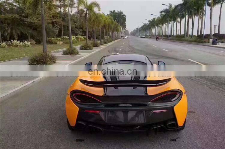 cool P1 carban fiber material spoiler position for McLaren 570S auto tuning parts