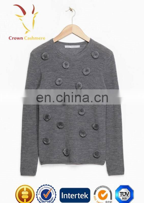 Womens Knitted Cashmere Wool Pullover Sweaters