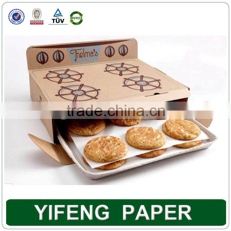 Pretty Food Packaging Decorative Wholesale Craft Paper Cookie Box