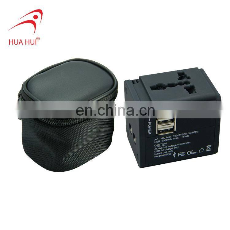 Cube CE Universal Adjustable Power Charger AU UK Europe AC Travel Adaptor 5V 2A USB Power Adapter